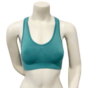 Bombshell Sportswear Teal Racerback Sports Bra XS/S